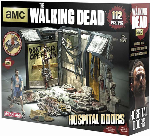 McFarlane Toys Walking Dead Hospital Doors Building Set #14524