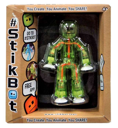 Stikbot 3-Inch Figure [Light Green & Orange]