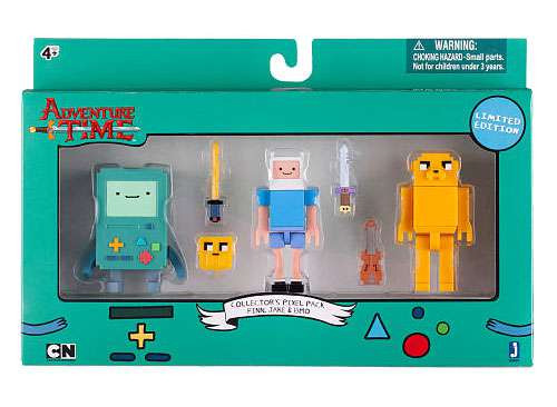 Adventure Time Collector's Pixel Pack Figure Pack [Finn, Jake & BMO]