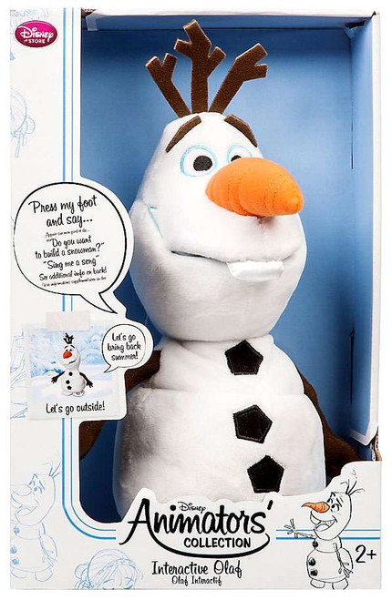 Disney Frozen Animators Collection Olaf Exclusive Interactive Plush