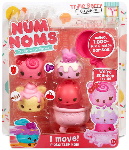 Num Noms Series 1 Triple Berry Cupcake 4-Pack