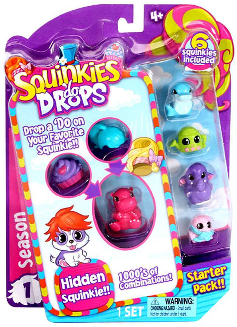 Season 1 Squinkies 'Do Drops Pencil Topper Pack 6-Pack