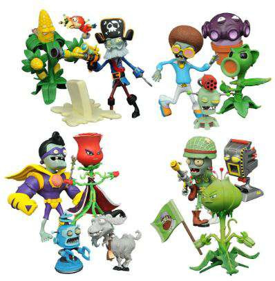 Plants vs. Zombies Garden Warfare 2 Select Series 1 Set of 4 Action Figures