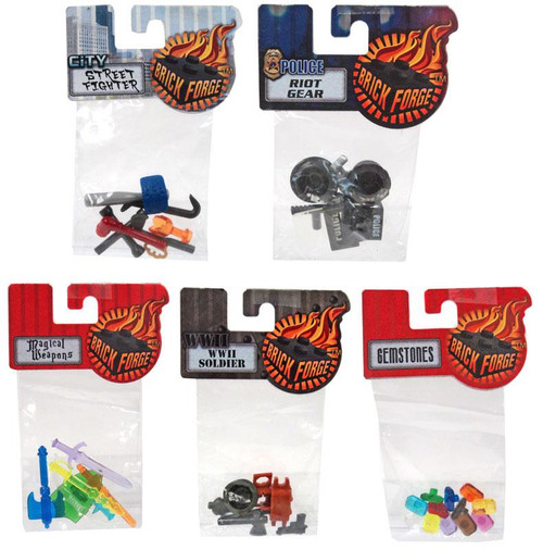 Brickforge Minifigure Parts Random Lot of 5 2.5-Inch Pack