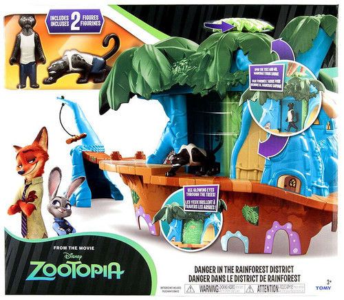 Disney Zootopia Danger in the Rainforest District Exclusive Playset