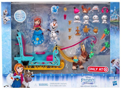 Disney Frozen Little Kingdom Anna & Friends' Sleigh Ride Playset