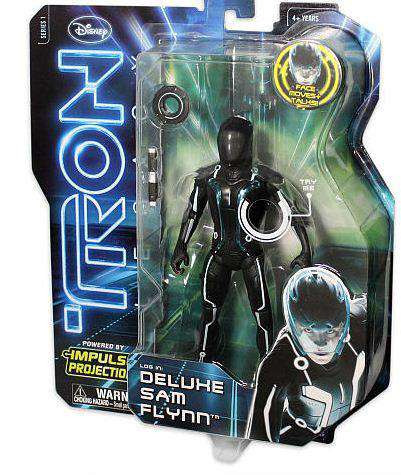Tron Legacy Deluxe Sam Flynn Action Figure [Damaged Package]