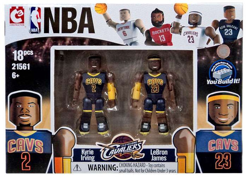 NBA Cleveland Cavaliers C3 Construction Kyrie Irving & Lebron James Building Set #21561