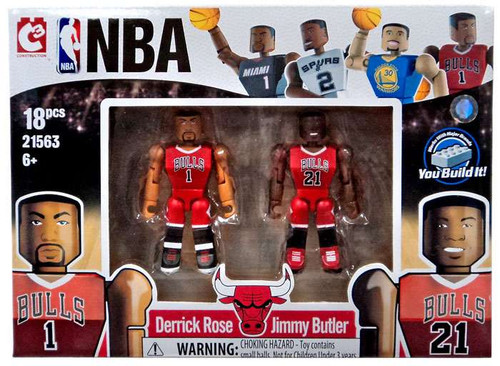 NBA Chicago Bulls C3 Construction Derrick Rose & Jimmy Butler Building Set #21563