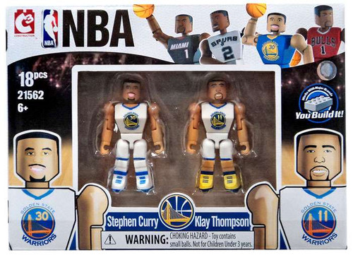 NBA Golden State Warriors C3 Construction Stephen Curry & Klay Thompson Building Set #21562