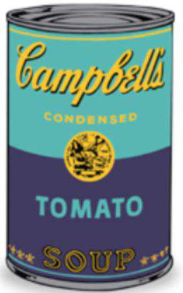 Andy Warhol Vinyl Mini Figure Soup Can Mystery Pack