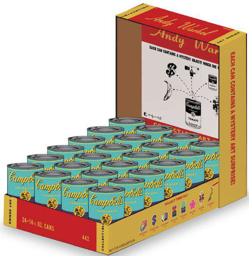 Andy Warhol Vinyl Mini Figure Soup Can Mystery Box [24 Packs]
