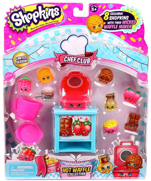 Shopkins Season 6 Chef Club Hot Waffle Mini Figure 9-Pack