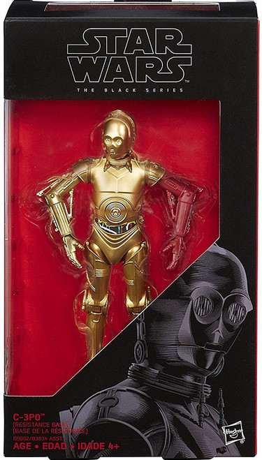 Star Wars The Force Awakens Black Series C-3PO (Resistance Base) Action Figure