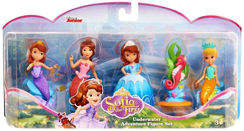 Disney Sofia the First Underwater Adventure 3-Inch Figure Set