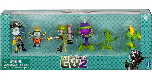 Plants vs. Zombies Garden Warfare 2 Mini Figure 6-Pack