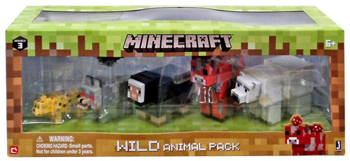 Minecraft Wild Animal Mini Figure 6-Pack