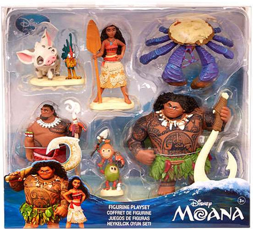 Disney Moana 6-Piece PVC Figure Play Set