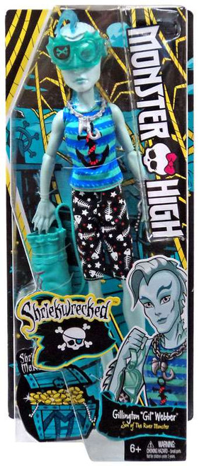 Monster High Shriekwrecked Gillington "Gil" Webber Doll