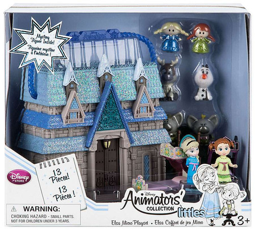 Disney Frozen Animators' Collection Littles Elsa Micro Exclusive Playset