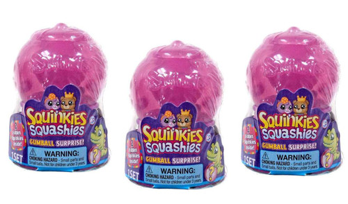 Squinkies Squashies Season 1 Gumball Surprise [set of 3]