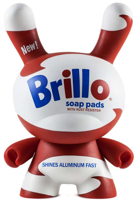 Andy Warhol Masterpiece White Brillo Dunny 8-Inch Figure