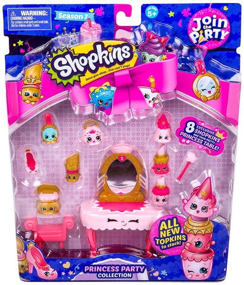 Shopkins Season 7 Join the Party Princess Party Mini Figure 9-Pack