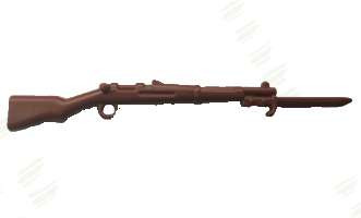 BrickArms Weapons Gewehr 98 with Bayonet 2.5-Inch [Brown]
