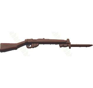 BrickArms Weapons SMLE Mk3 with Bayonet 2.5-Inch [Brown]