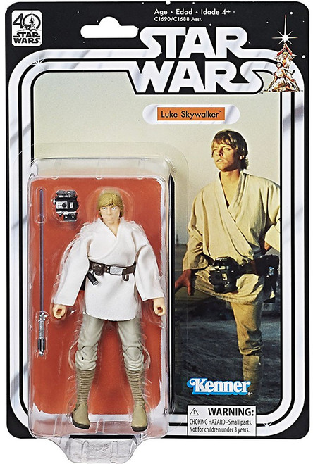 Star Wars A New Hope Black Series 40th Anniversary Luke Skywalker Action Figure (Pre-Order ships March)