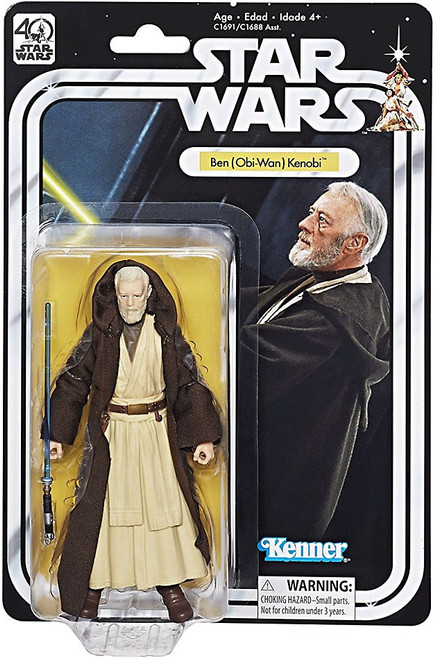 Star Wars A New Hope Black Series 40th Anniversary Ben (Obi-Wan) Kenobi Action Figure (Pre-Order ships March)