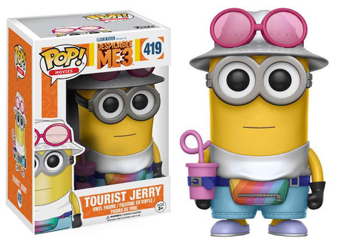 Despicable Me 3 Funko POP! Movies Tourist Jerry Viny Figure #419 (Pre-Order ships April)