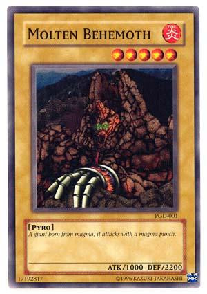YuGiOh Pharaonic Guardian Common Molten Behemoth PGD-001