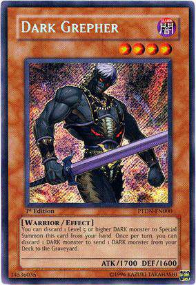 YuGiOh GX Phantom Darkness Secret Rare Dark Grepher PTDN-EN000