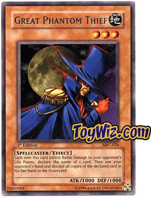YuGiOh Magician's Force Rare Great Phantom Thief MFC-024