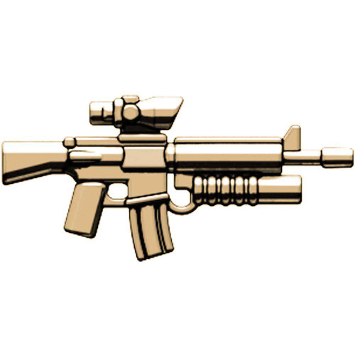 BrickArms Weapons M16-AGL ACOG Scope & Grenade Launcher 2.5-Inch [Tan]