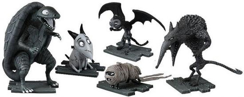 Frankenweenie Turtle Monster, After Life Sparky, Vampire Cat, Hamster Mummy & Wererat Mini Figure 5-Pack