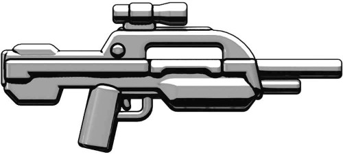 BrickArms Weapons XBR3 Experimental Battle Rifle #3 2.5-Inch #3 [Titanium]