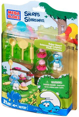 Mega Bloks The Smurfs Baker Smurf Set #10737