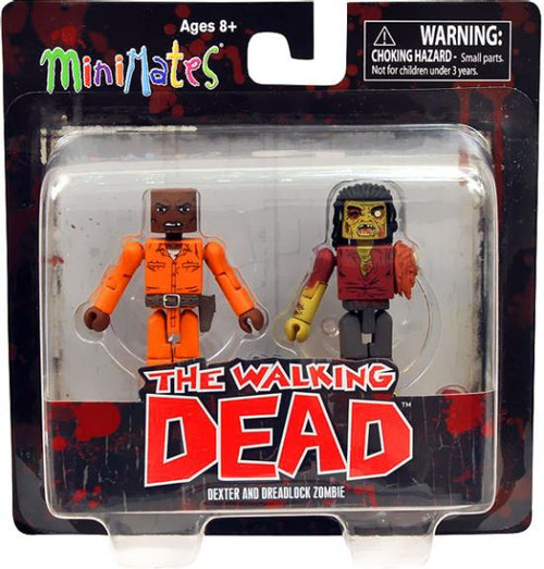 The Walking Dead Minimates Series 3 Dexter & Dreadlock Zombie Minifigure 2-Pack