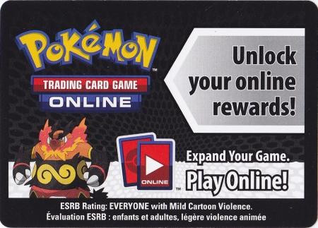 Online Code Card Promo Code Card for Pokemon TCG Online [Emboar Tin]