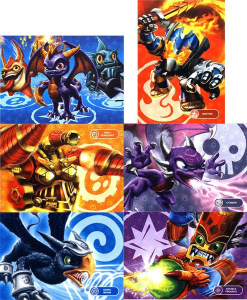 50-Piece Puzzles Skylanders Giants Set of all 6 Puzzles