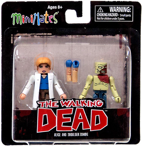The Walking Dead Minimates Series 4 Alice & Shoulder Zombie Exclusive Minifigure 2-Pack