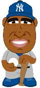 MLB New York Yankees Big League Minis Robinson Cano Vinyl Mini Figure [Loose]