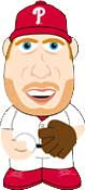 MLB Philadelphia Phillies Big League Minis Roy Halladay Vinyl Mini Figure [Loose]