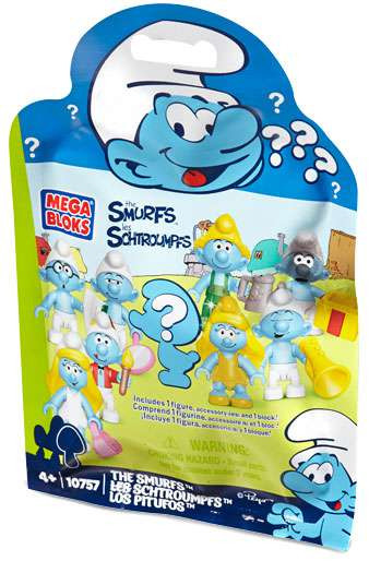 Mega Bloks The Smurfs Minifigure Mystery Pack #10757