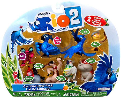 Rio 2 Carnival Party Pack Mini Figures