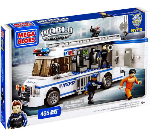 Mega Bloks American Builders Mobil Command Center Set #97851 [NYPD]
