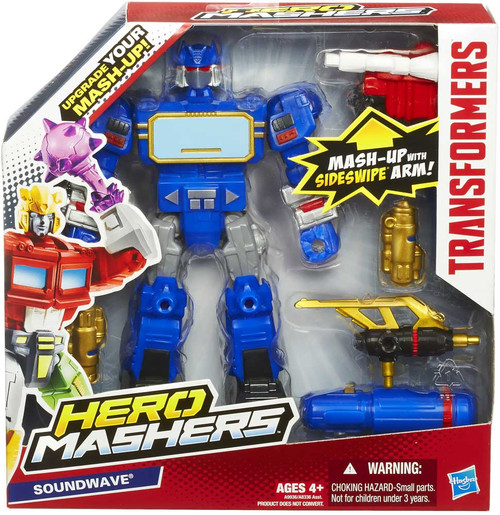 Transformers Hero Mashers Battle Upgrades Soundwave Action Figure