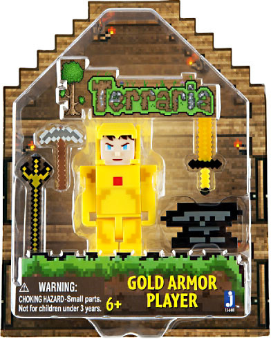 Terraria Gold Armor Player Action Figure